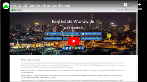 How to post international property ad for sale video