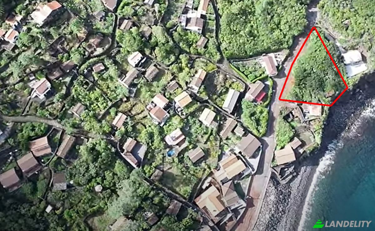 Land Lot for Sale Prainha de Cima, Sao Roque do Pico, Azores, Portugal. Photo 1