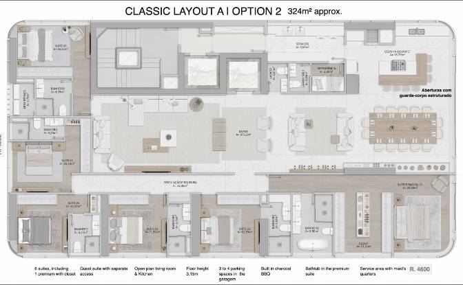 Apartment for Sale Av Atlantica, Barra Sul. Photo#6