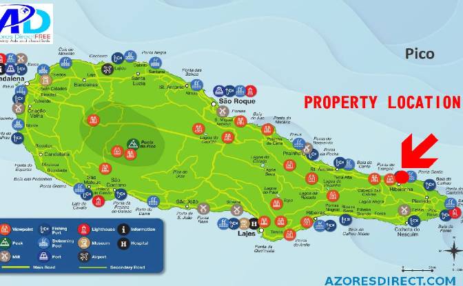 Land Lot for Sale Ribeirinha, Lajes do Pico. Photo#6