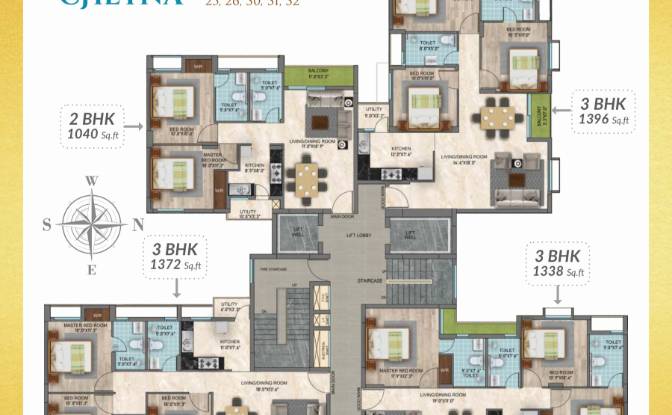 Apartment for Sale Binny Garden, Chennai, Jamalia. Photo#3