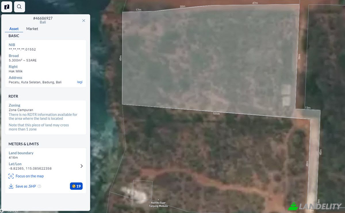 Land Lot for Sale Pecatu, Badung Regency, Bali, Indonesia, South Kuta, Bali 80361. Photo 10