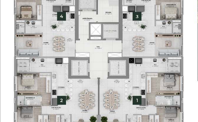 Apartment for Sale R Bibiano Santos, Pioneiros. Photo#5 Apartment for Sale R Bibiano Santos, Pioneiros. Photo#5