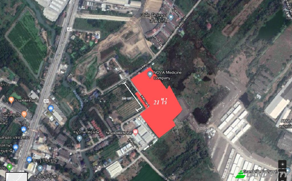 Land Lot for Sale Tambon Bang Prok, Amphoe Mueang Pathum Thani, Chang Wat Pathum Thani 12000, Bang Prok, Mueang Pathum Thani District, Pathum Thani, Thailand. Photo 1