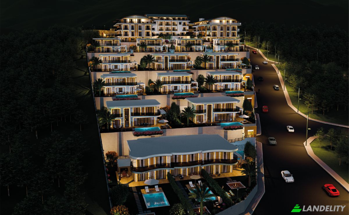 Investing/Development for Sale Kargicak, Alanya, Antalya, Turkiye, Gold City Spor Tesisleri Yolu, 07400 Alanya Antalya. Photo 2