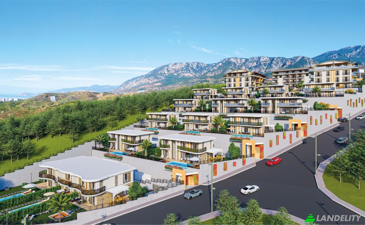 Investing/Development for Sale Kargicak, Alanya, Antalya, Turkiye, Gold City Spor Tesisleri Yolu, 07400 Alanya Antalya. Photo 3