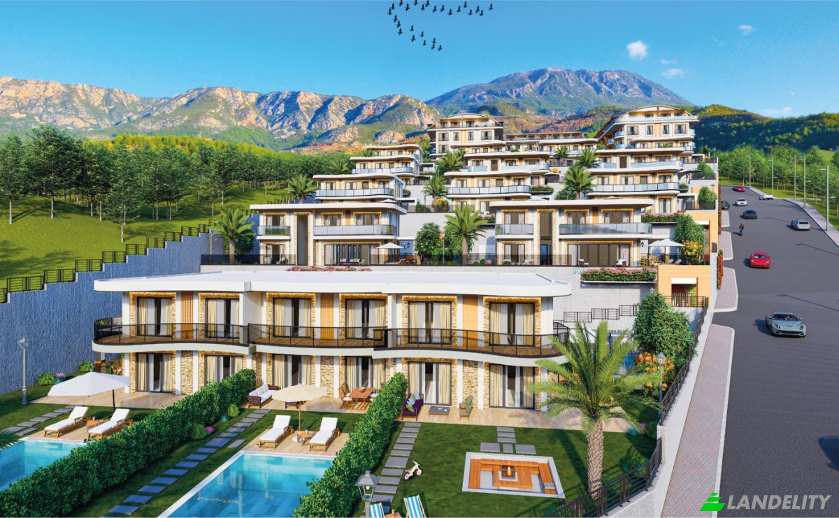 Investing/Development for Sale Kargicak, Alanya, Antalya, Turkiye, Gold City Spor Tesisleri Yolu, 07400 Alanya Antalya. Photo 4