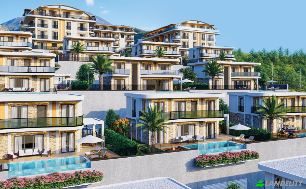 Investing/Development for Sale Kargicak, Alanya, Antalya, Turkiye, Gold City Spor Tesisleri Yolu, 07400 Alanya Antalya. Photo 5