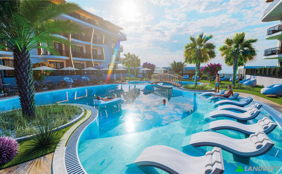 Investing/Development for Sale Kargicak, Alanya, Antalya, Turkiye, Gold City Spor Tesisleri Yolu, 07400 Alanya Antalya. Photo 9