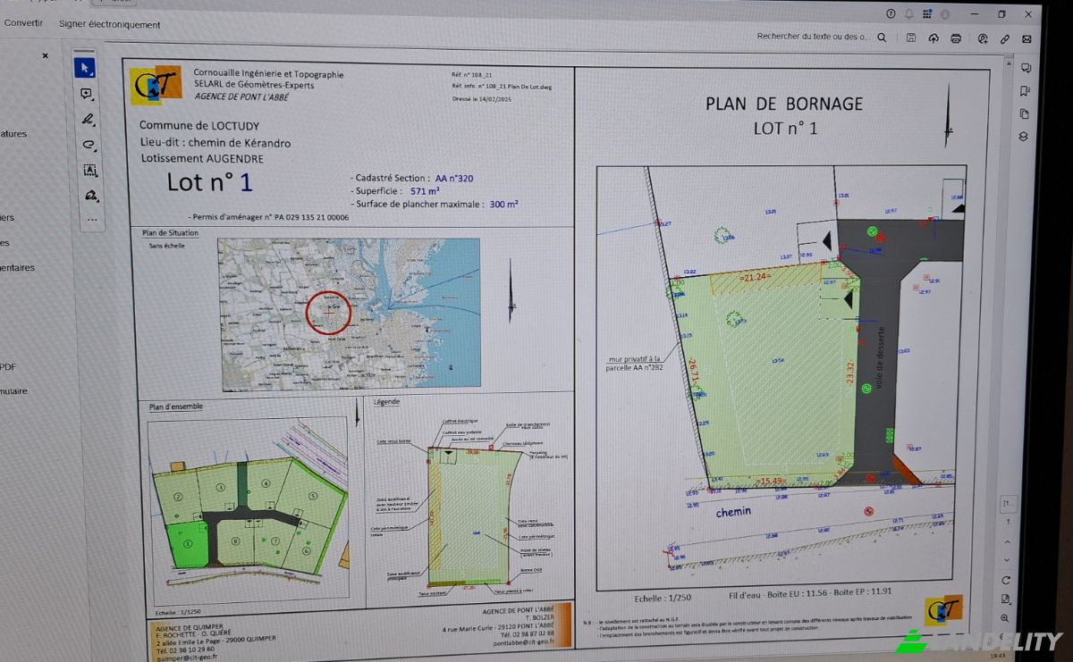 Lote de terreno en venta 6 Clos de Kerandro, 29750 Loctudy, Loctudy, Finistere, Brittany, France. Foto 2