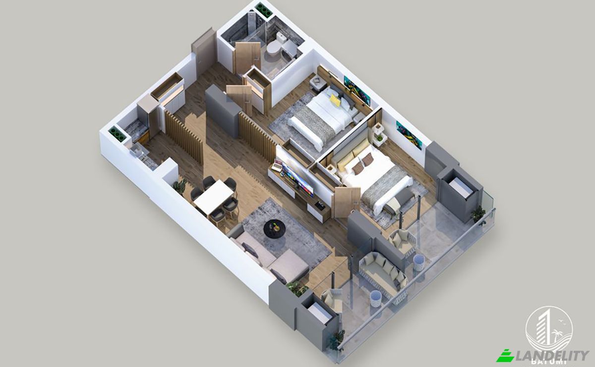 Apartament na sprzedaż Batumi, Adjara, Georgia. Zdjęcie 14