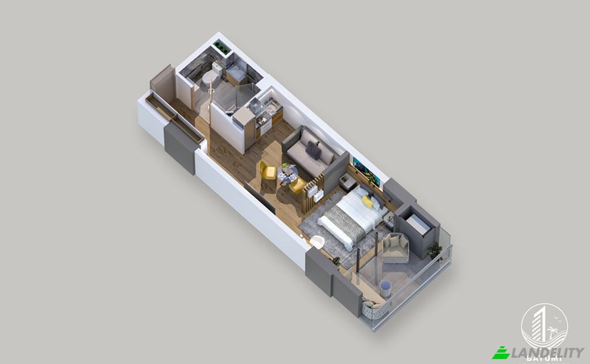 Apartament na sprzedaż Batumi, Adjara, Georgia. Zdjęcie 16