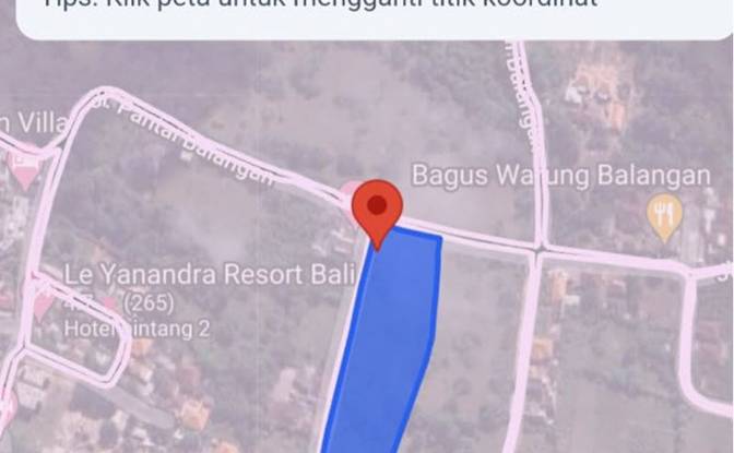 Grondperceel Te koop Jl Pantai Balangan No58. Foto#6