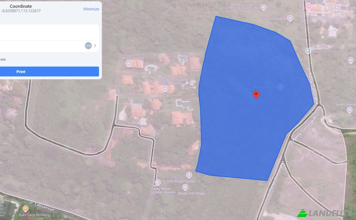 Land Lot for Sale Pecatu, Badung Regency, Bali, Indonesia, South Kuta. Photo 8