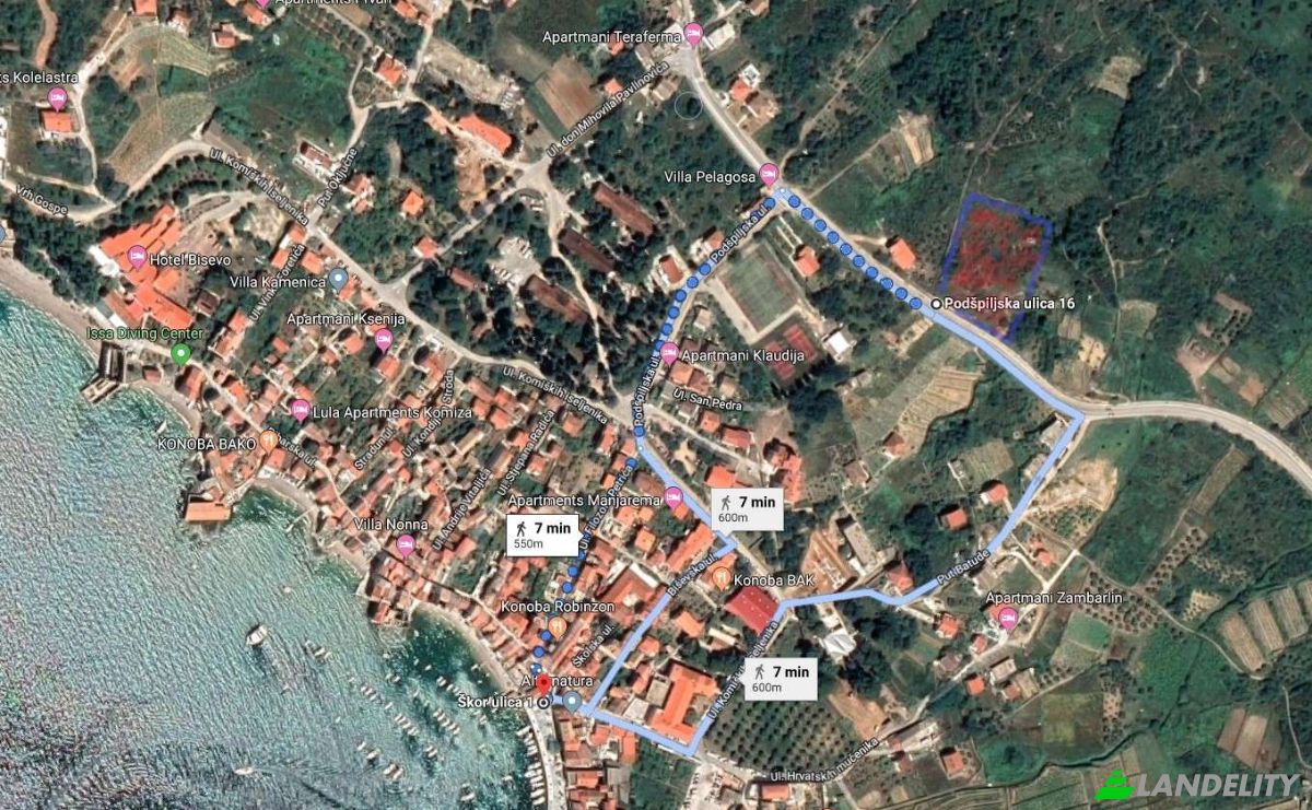 Investition/Entwicklung zu verkaufen Ul Eugena Kvaternika 2, 21485, Komiza, Grad Komiza, Split-Dalmatia County, Croatia. Foto 2