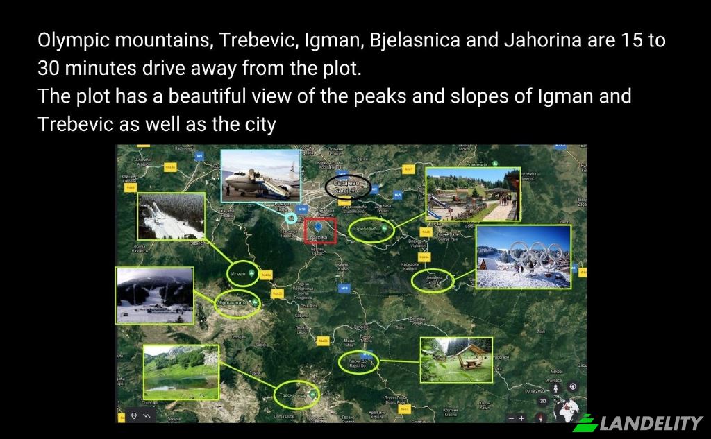 Działka na sprzedaż Starine Novaka, Gornje Mladice, Istocna Ilidza, Republika Srpska, Bosnia and Herzegovina. Zdjęcie 2
