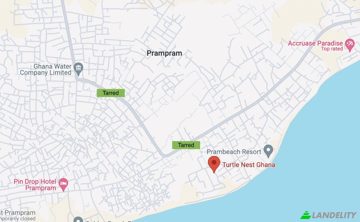 Land Lot for Sale 100 Accra, Aflao Rd, Prampram, Ningo Prampram, Greater Accra Region, Ghana. Photo 3