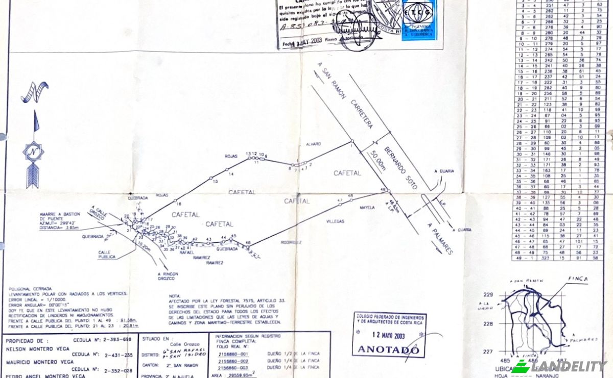 Inversión/Desarrollo en venta Autop Bernardo Soto, San Rafael, San Ramón, Provincia de Alajuela, Costa Rica. Foto 1