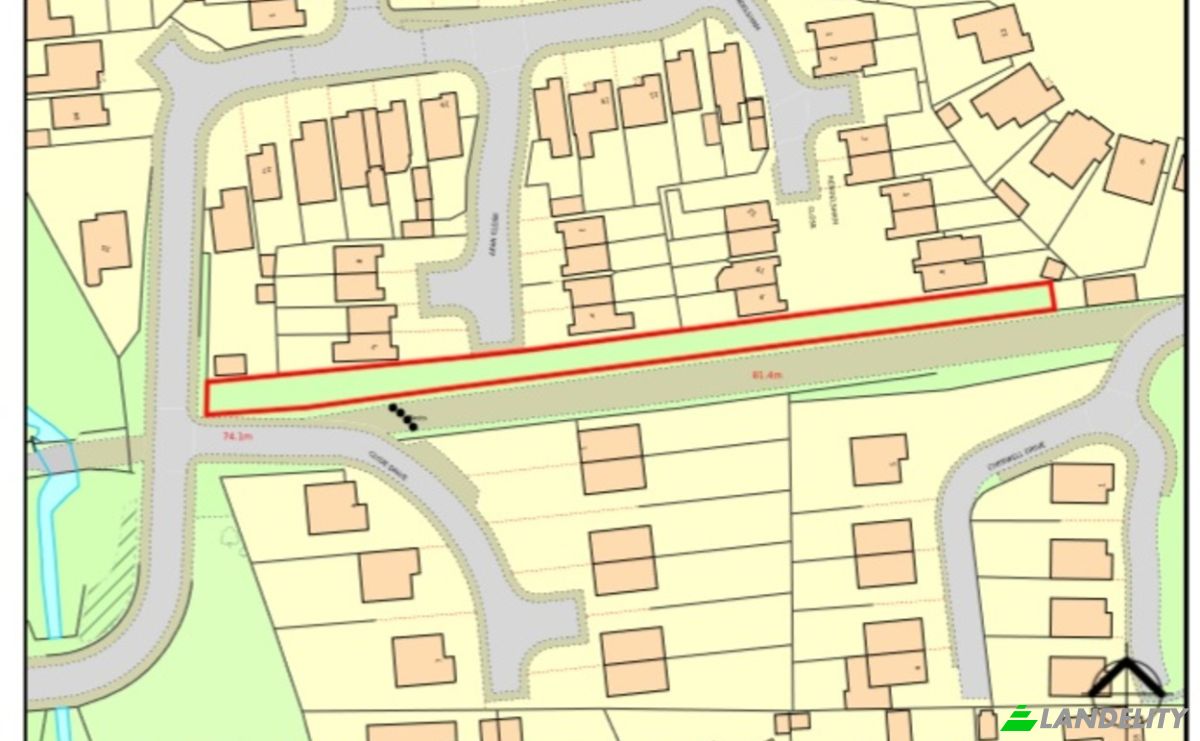 Land Lot for Sale 4 Afan Cl, Kettering NN16 9FP, Kettering, North Northamptonshire, England, United Kingdom. Photo 1