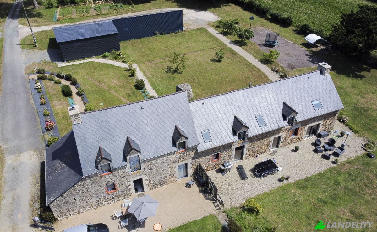 Villa for Sale 1 La Ville Hesry, 22130 Pluduno, Pluduno, Cotes-dArmor, Brittany, France. Photo 1