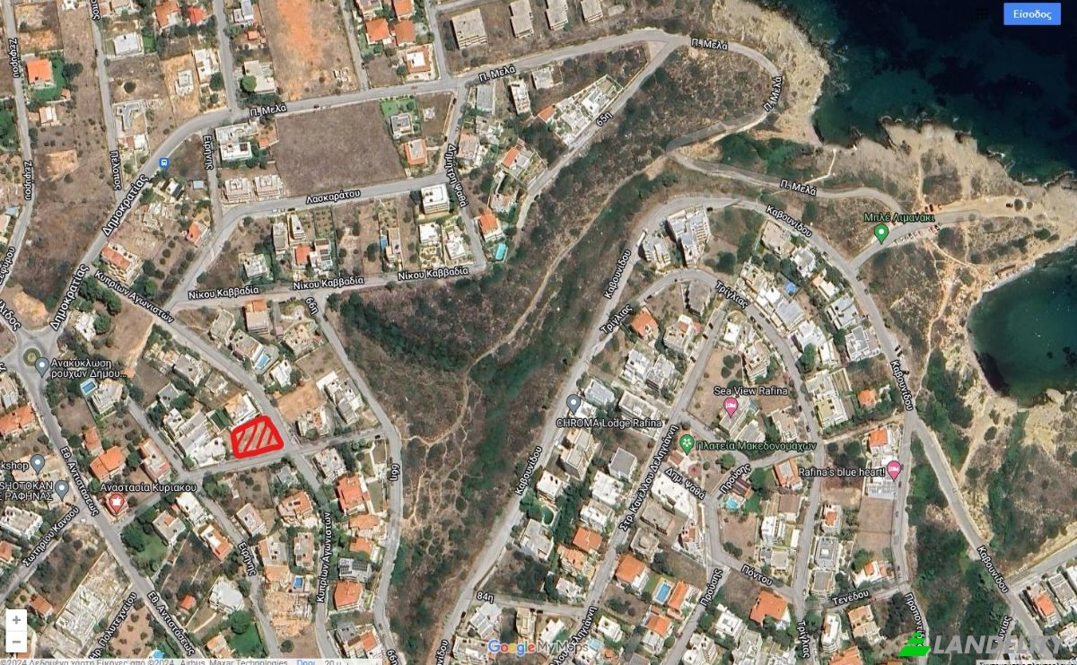 Land Lot for Sale Kiprion Agoniston 87, Rafina 190 09, Rafina, Attica, Decentralized Administration of Attica, Greece. Photo 1