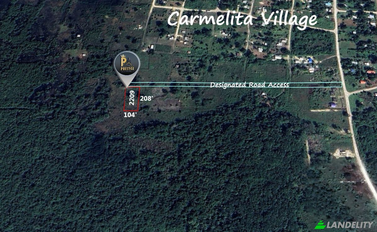 Land Lot for Sale Carmelita, Orange Walk District, Belize. Photo 1