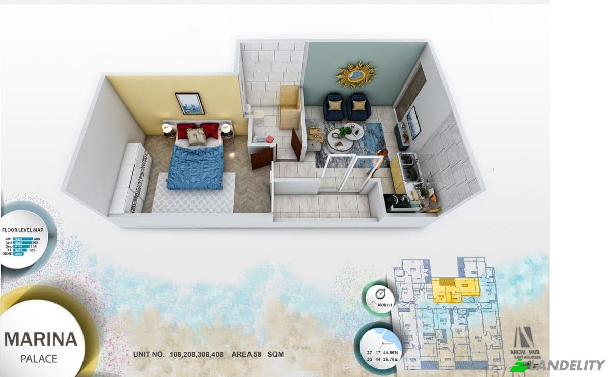 Apartment for Sale Hurghada, Hurghada 1, Red Sea Governorate, Egypt, Red Sea Governorate 1964812. Photo 4