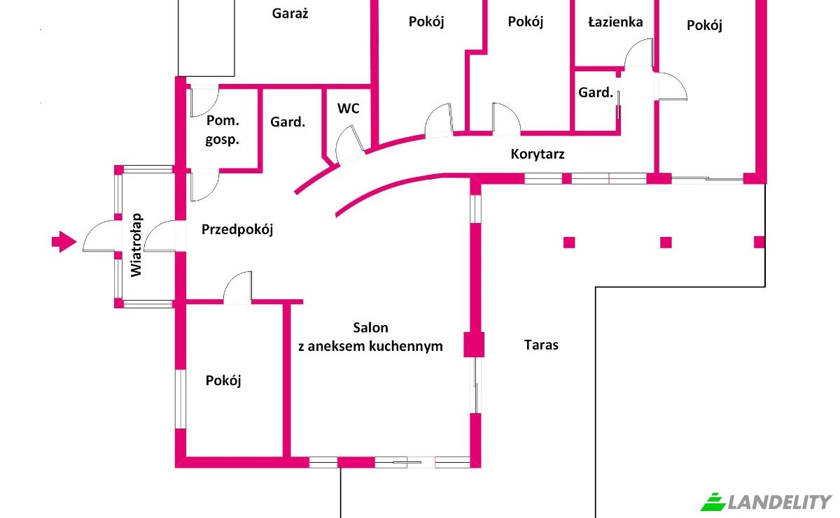Single Family Home for Sale SLoneczna 13, 05-504 ZLotokLos, Los, Piaseczno County, Masovian Voivodeship, Poland. Photo 20