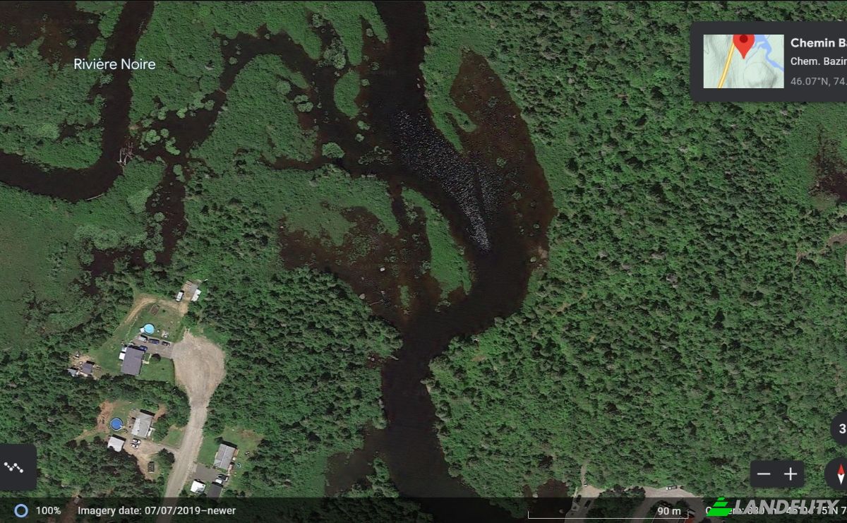 Lotto di terreno in vendita 7043 Chem Bazinet, Sainte-Agathe-des-Monts, Laurentides, Quebec, Canada, QC J8C 3S6. Foto 2