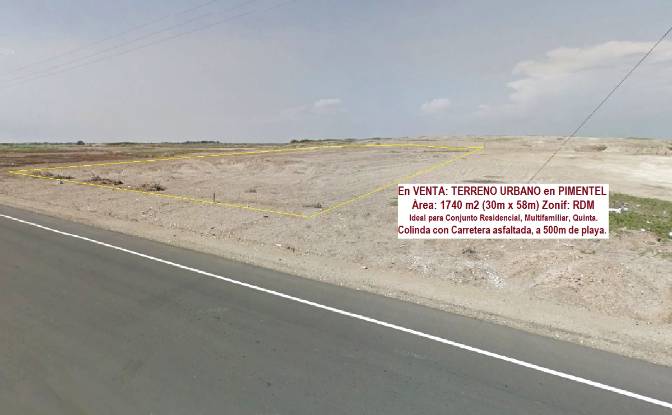Land Lot for Sale LA-108, Pimentel 14000, Pimentel. Photo#1 Land Lot for Sale LA-108, Pimentel 14000, Pimentel. Photo#1
