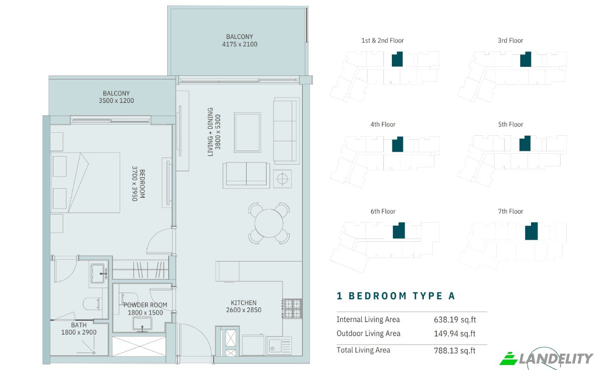 Apartment for Sale Wadi alsafa 3, Majan, Dubai, Wadi Al Safa 3, United Arab Emirates. Photo 11