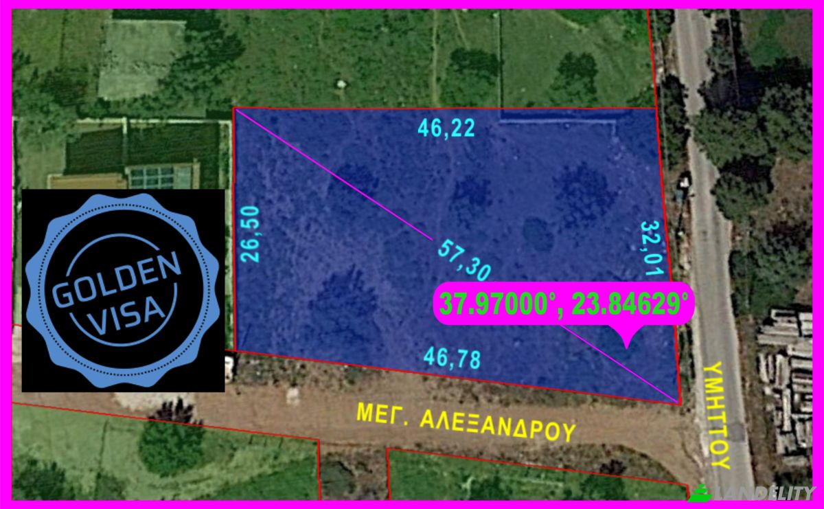 Land Lot for Sale Meg Alexandrou 29B, Peania 190 02, Paiania, Attica, Decentralized Administration of Attica, Greece. Photo 3