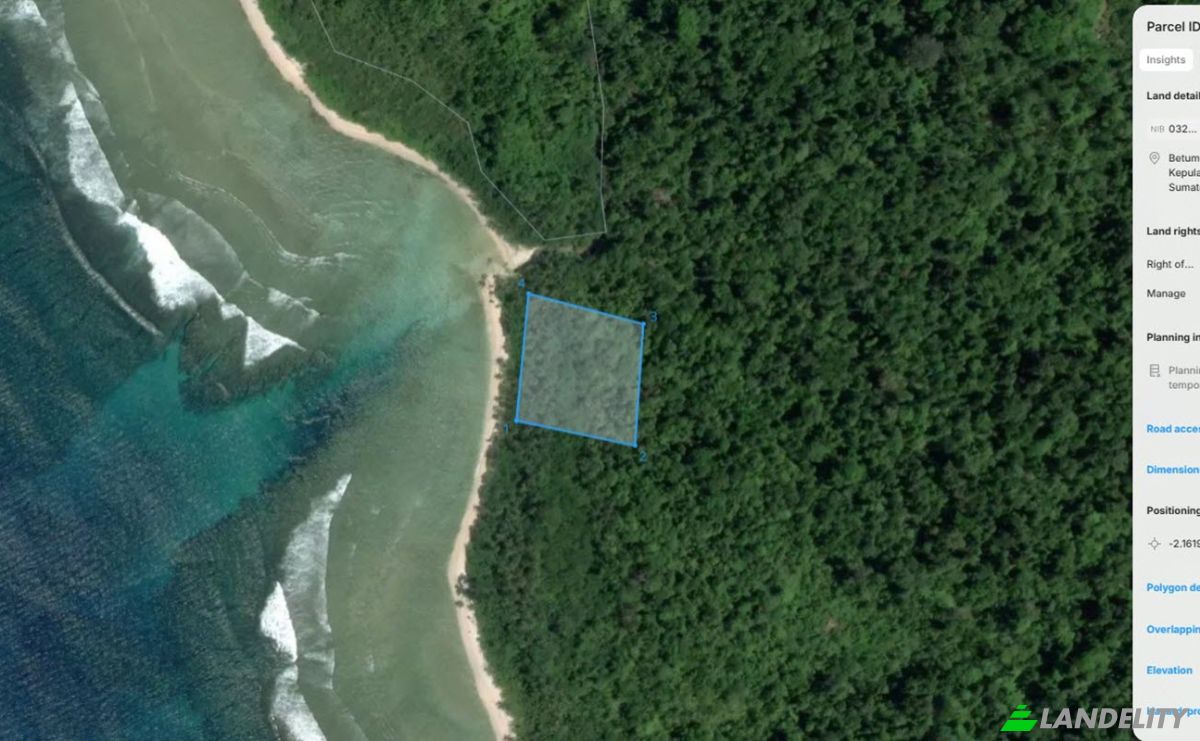 Island for Sale Jalan Tanpa Nama, Betumonga, Mentawai Islands Regency, West Sumatra, Indonesia, Sipora Utara, Kabupaten Kepulauan Mentawai, Sumatera Barat 25932. Photo 12