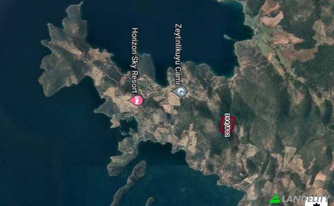 Grondperceel Te koop Kiyikislacik, Milas, Mugla. Foto#8
