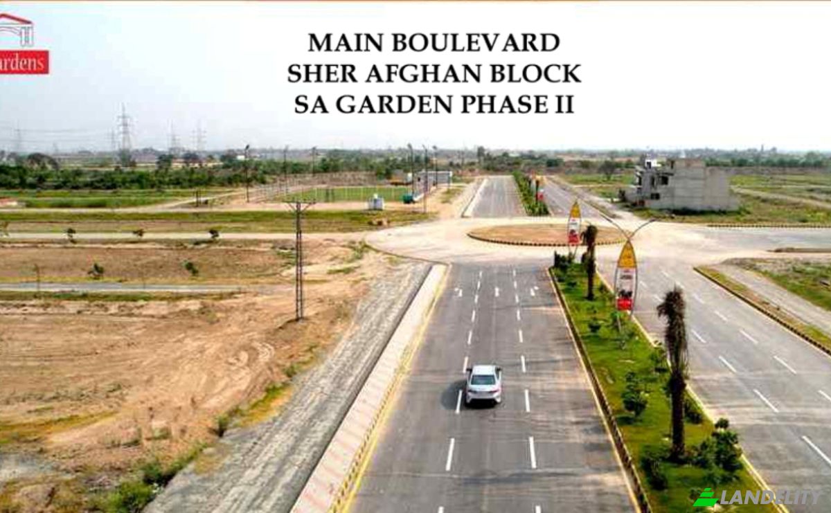 Działka na sprzedaż 121 SA Gardens Rd, Sher Afzal Block Kala Shah Kaku, Kala Shah Kaku, Sheikhupura, Punjab, Pakistan. Zdjęcie 2