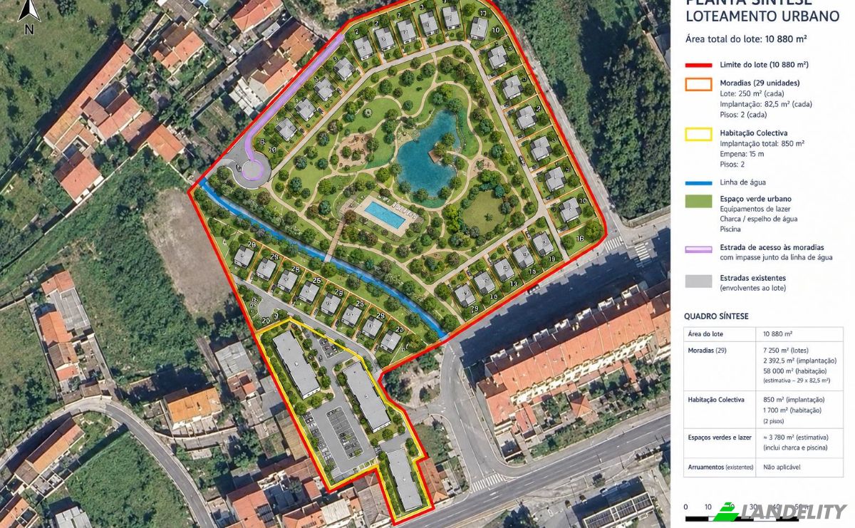 Lotto di terreno in vendita R Antonio Gomes Reis 7, 2950-655 Qta do Anjo, Quinta do Anjo, Palmela, Setubal, Portugal. Foto 1