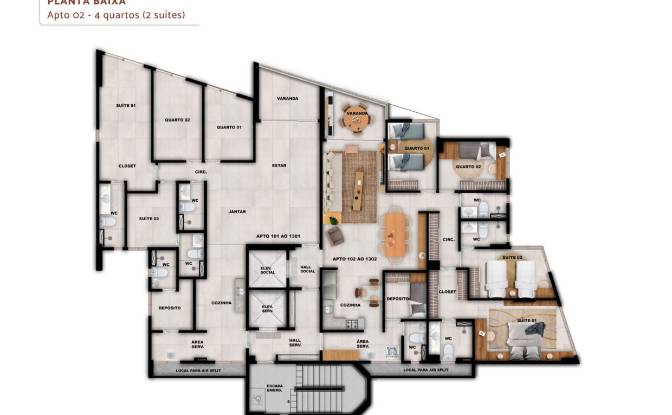 Apartment for Sale Av Beira Rio, 175, Madalena. Photo#15