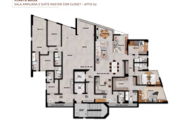Apartment for Sale Av Beira Rio, 175, Madalena. Photo#17