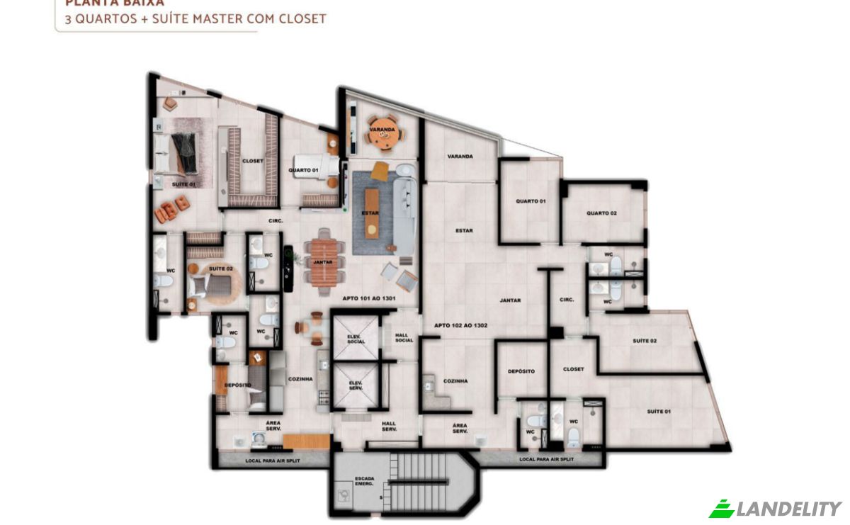 Apartment for Sale Av Beira Rio, 175, Madalena, Recife, State of Pernambuco, Brazil, 50610-100. Photo 18