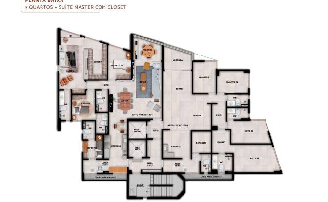 Apartment for Sale Av Beira Rio, 175, Madalena. Photo#18