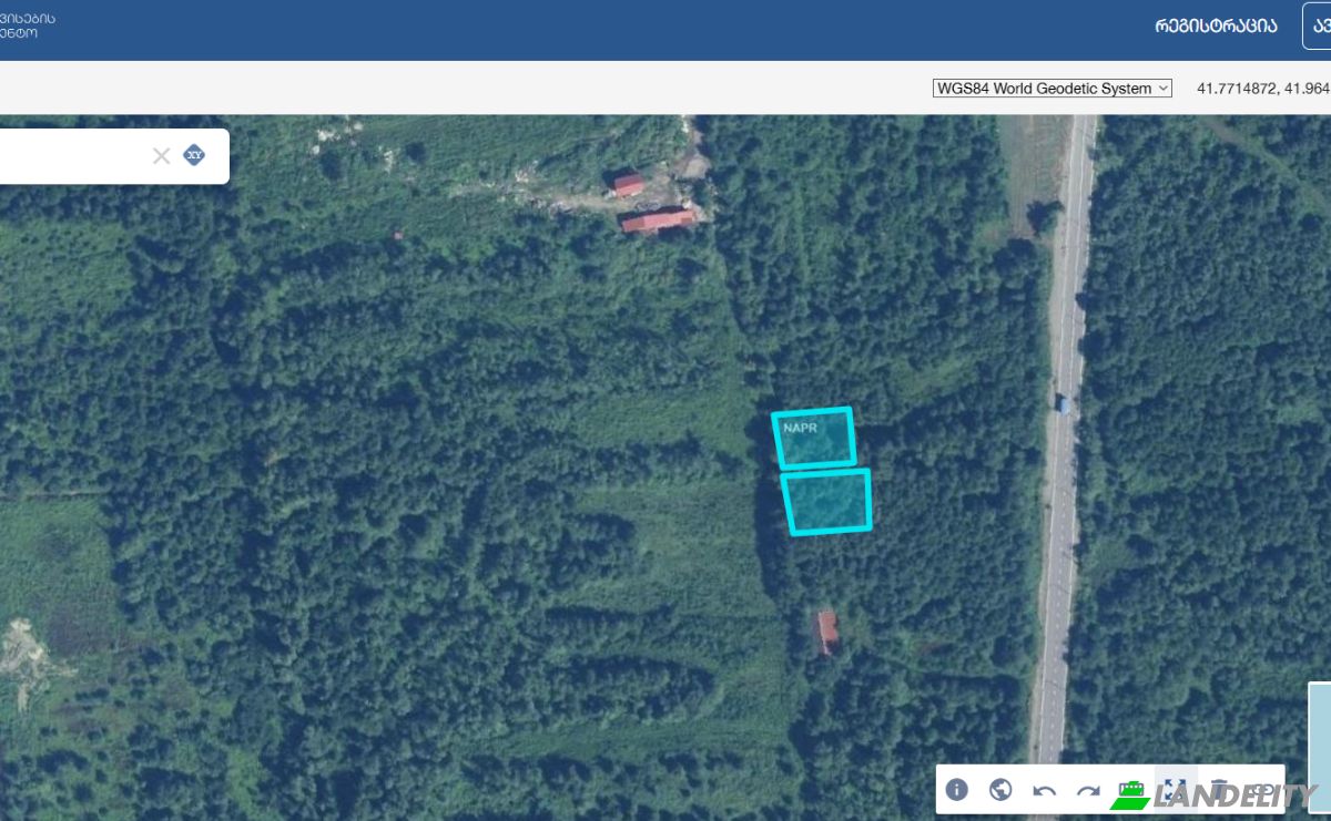 Land Lot for Sale Senaki-Poti Bypass-Sarpi Republic of Turkey Border, Tsvermaghala, Ozurgeti Municipality, Guria, Georgia. Photo 1