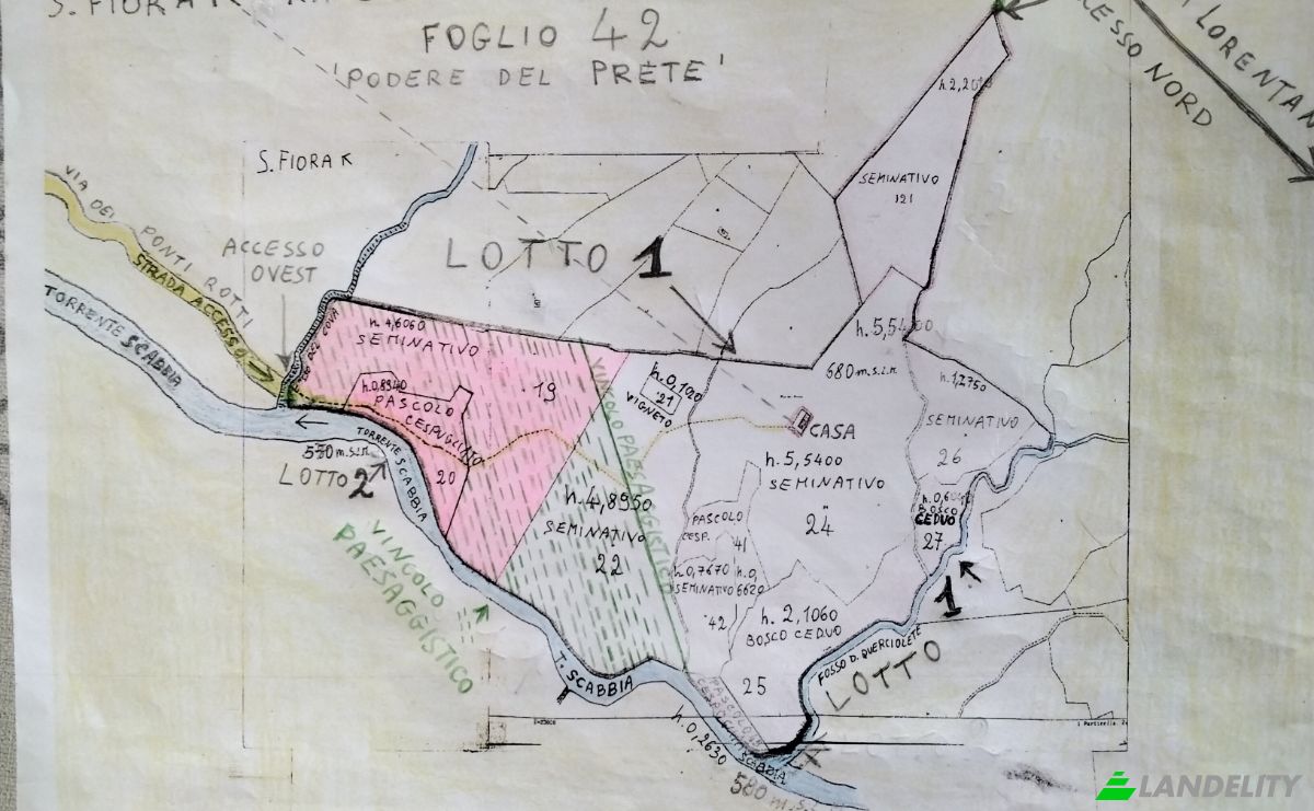 Farm/Ranch for Sale Strada Senza Nome, 58037 Santa Fiora GR, Santa Fiora, Province of Grosseto, Tuscany, Italy. Photo 4
