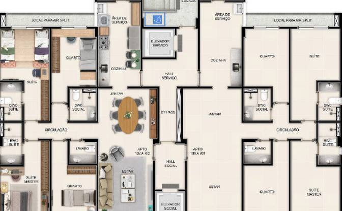 Apartment for Sale R de Apipucos, 261, Monteiro. Photo#2