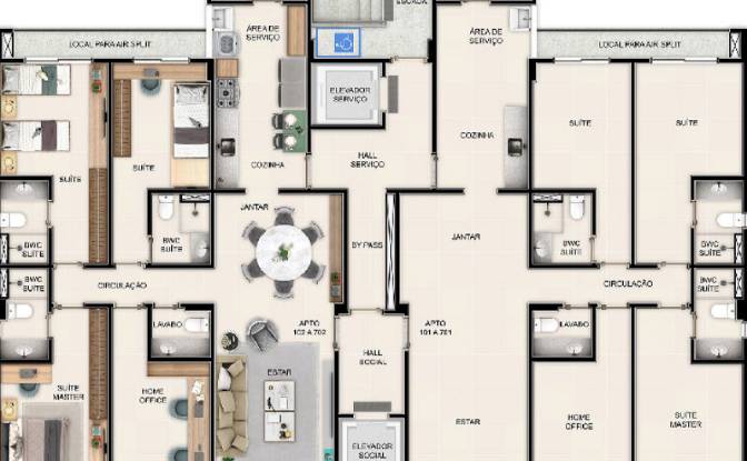 Apartment for Sale R de Apipucos, 261, Monteiro. Photo#3