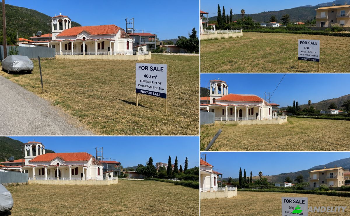 Land Lot for Sale Nafpaktia 300 14, Kato Vasiliki, Western Greece, Decentralized Administration of Peloponnese, Western Greece and the Ionian, Greece. Photo 2