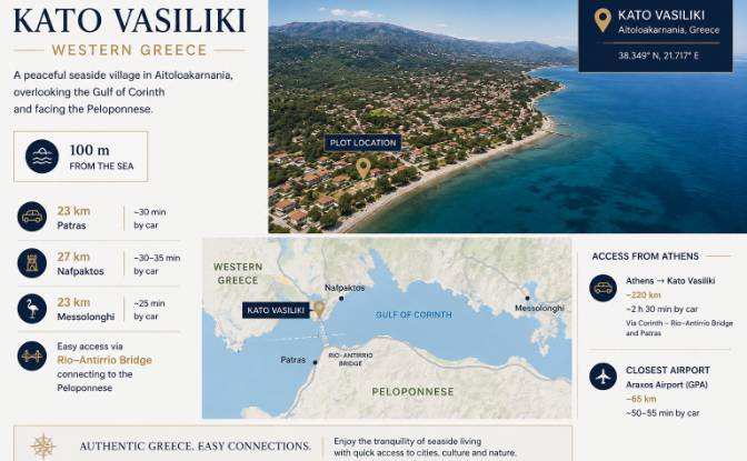 Land Lot for Sale Nafpaktia 300 14, Kato Vasiliki. Photo#4 Land Lot for Sale Nafpaktia 300 14, Kato Vasiliki. Photo#4