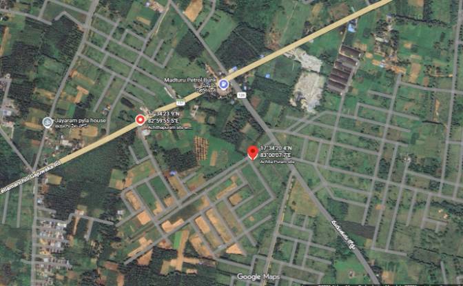 Land Lot for Sale Maduthuru Rd, Chimalapalli. Photo#2