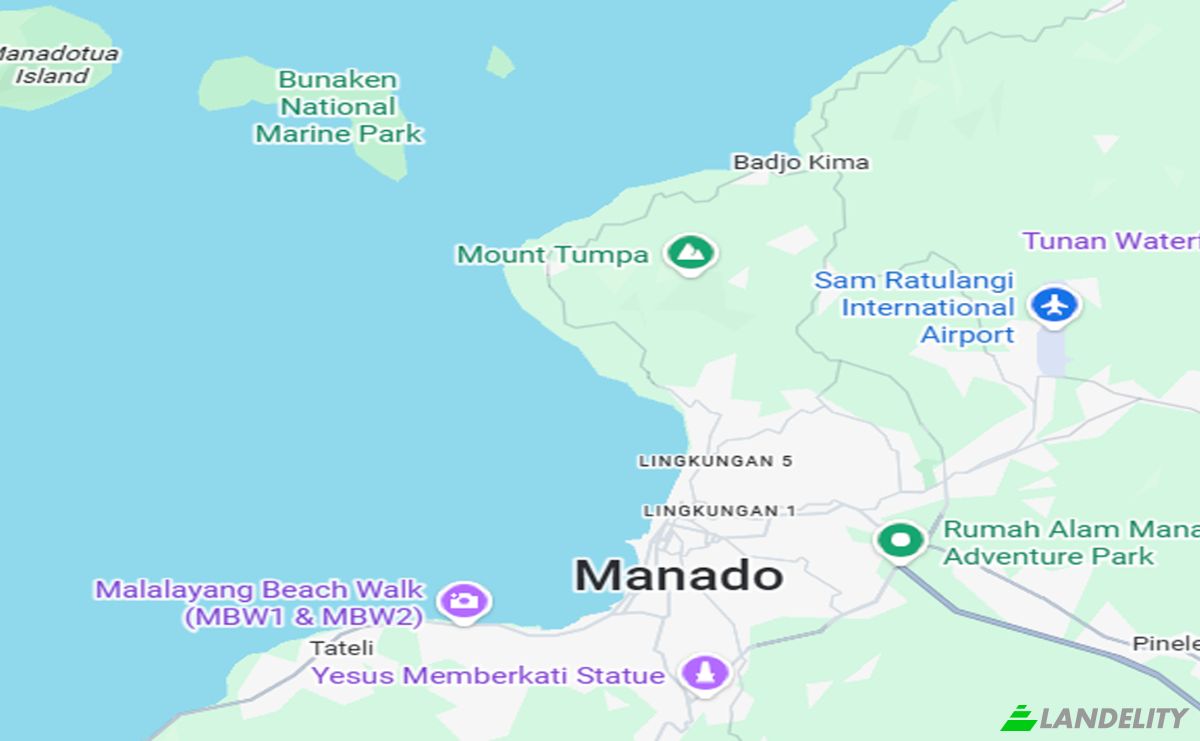 Land Lot for Sale Tumumpa Satu, Tuminting, Manado, Manado City, North Sulawesi, Indonesia, North Sulawesi 98239. Photo 2