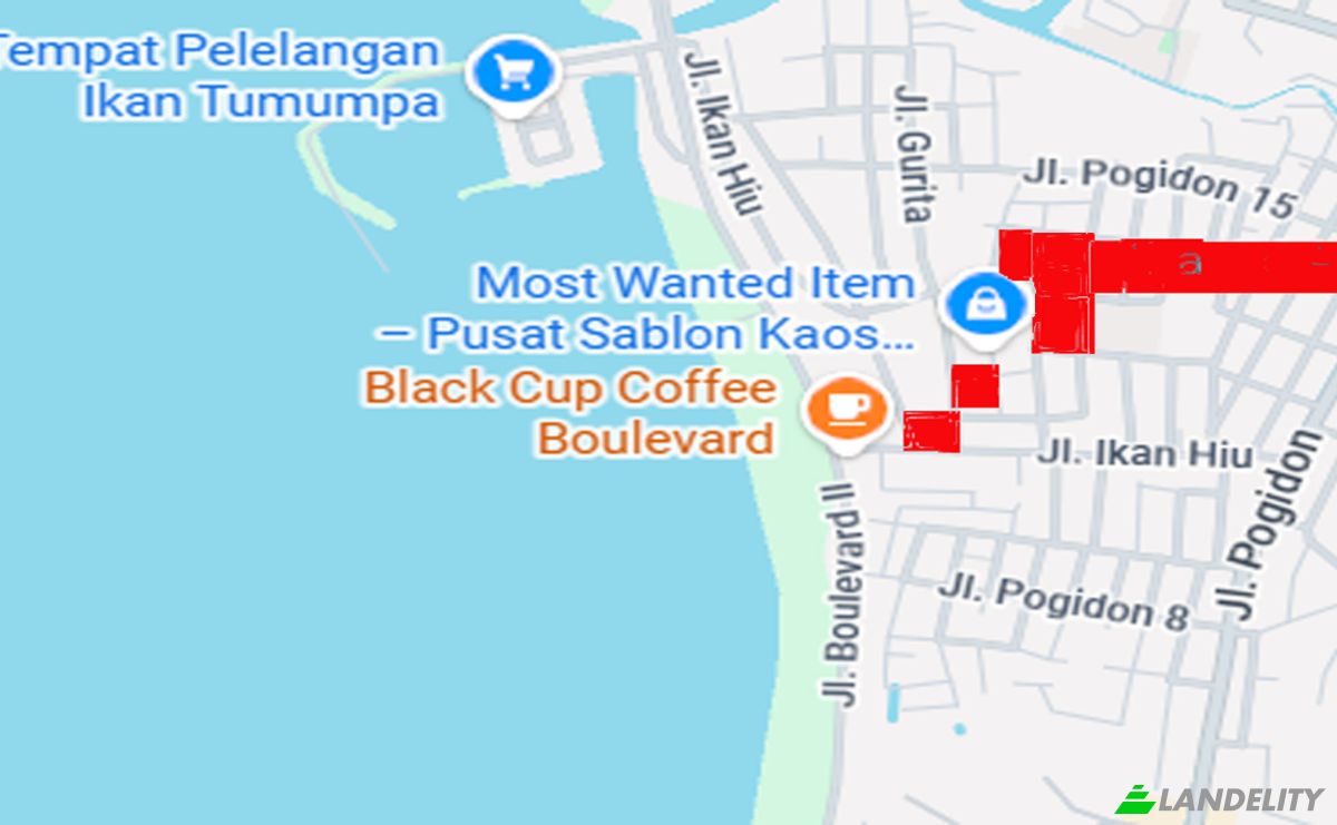 Land Lot for Sale Tumumpa Satu, Tuminting, Manado, Manado City, North Sulawesi, Indonesia, North Sulawesi 98239. Photo 3