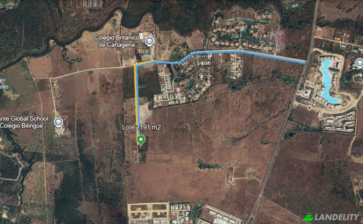Land Lot for Sale Cartagena de Indias, Cartagena, Bolivar, Colombia. Photo 2